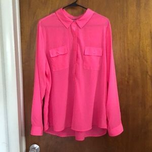 Woman’s Old Navy Pink Blouse XL